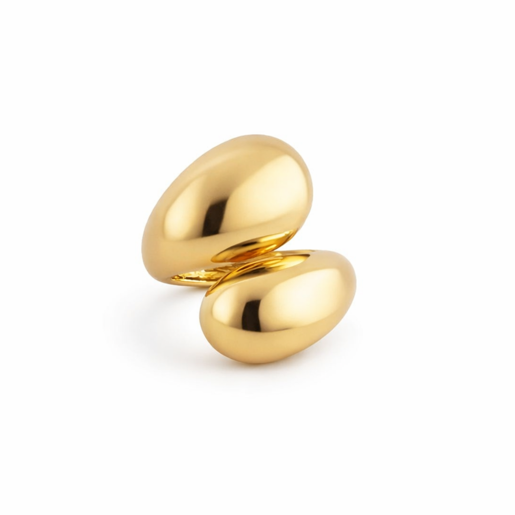 ANEL SEMENTES DA VIDA - REVESTIDO A OURO 18K