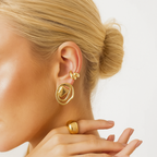 BRINCO NÚCLEO VITAL - REVESTIDO A OURO 18K