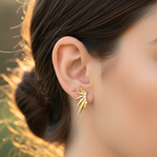 BRINCO VOO RADIANTE - REVESTIDO A OURO 18K