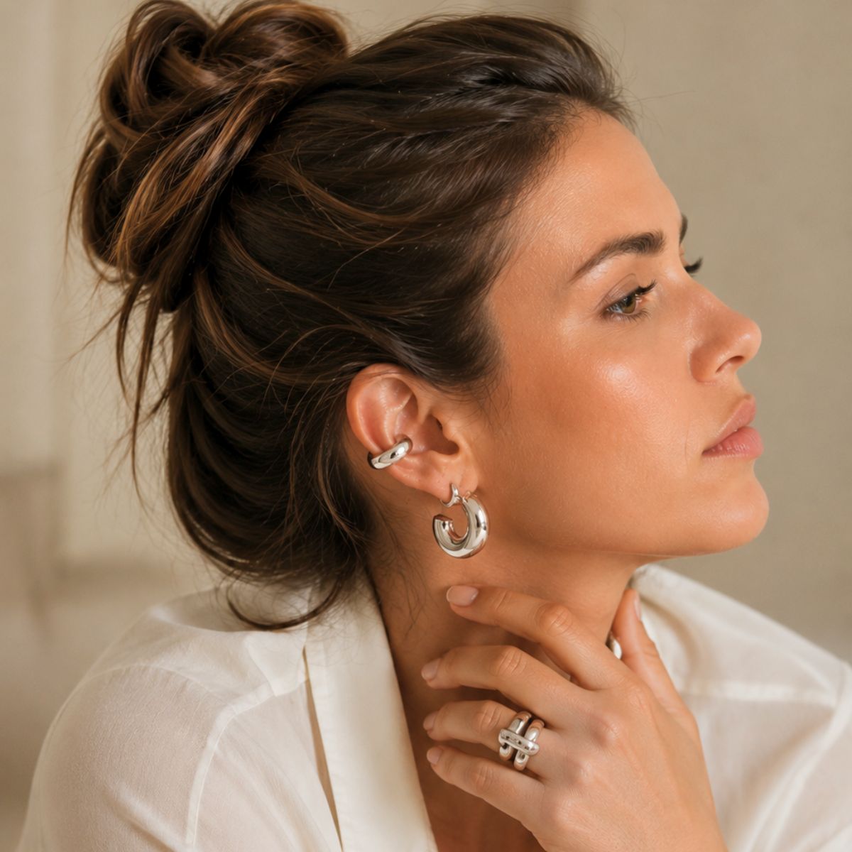 EAR CUFF BOLD - BANHO RÓDIO