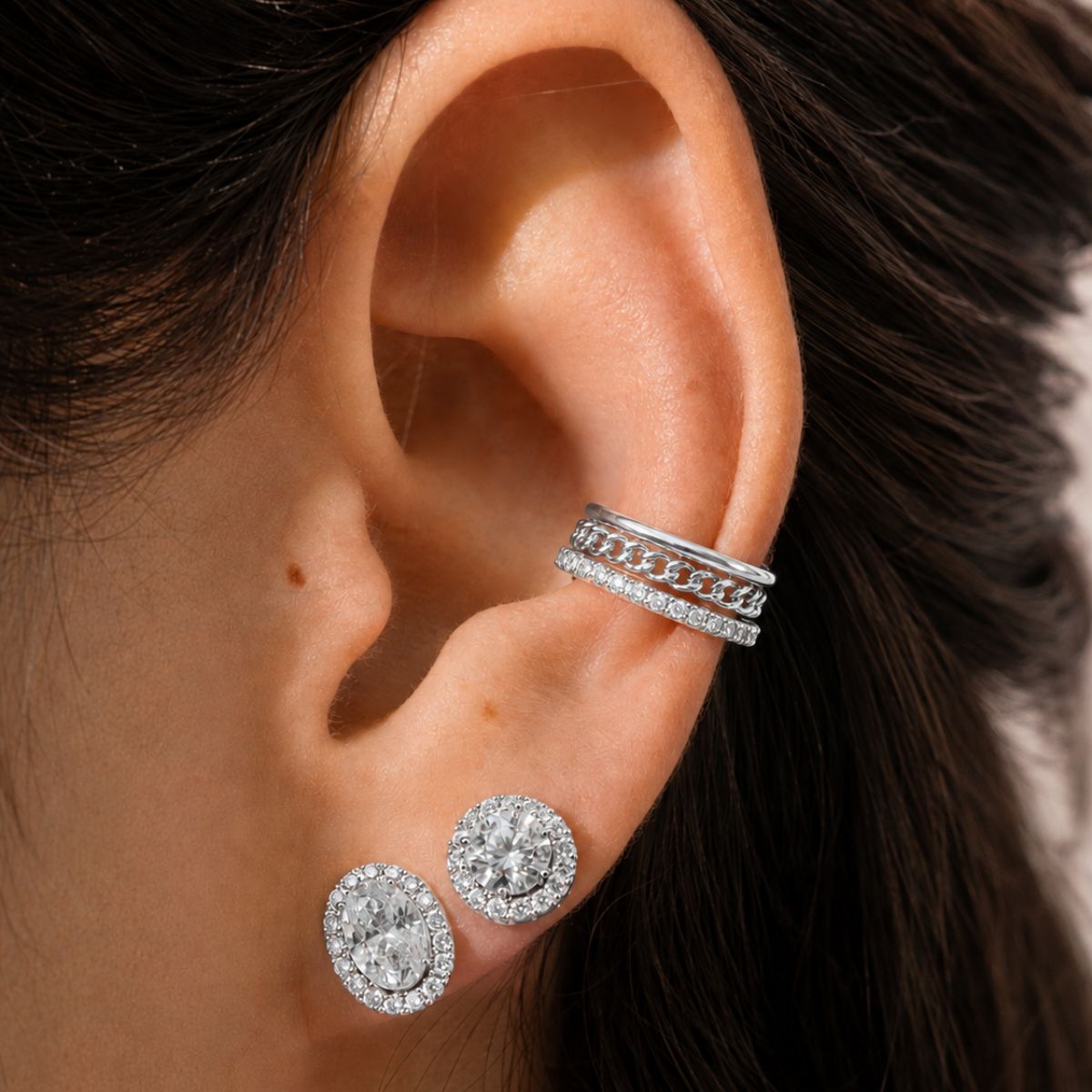 EAR CUFF TROIS - BANHO RÓDIO