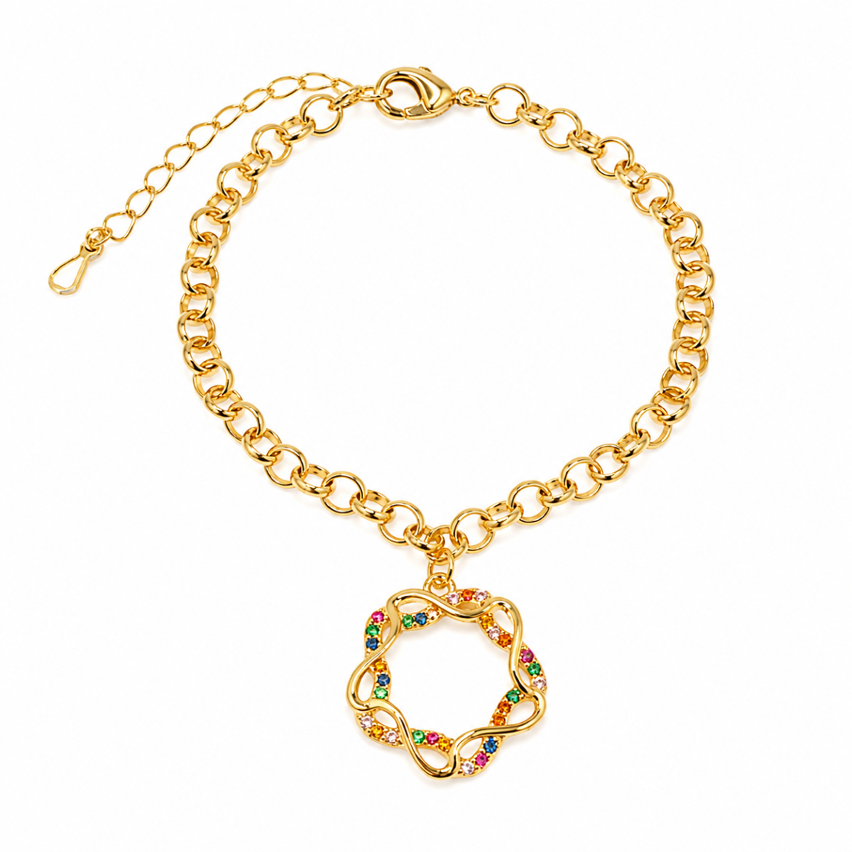 PULSEIRA ESPIRAL - BANHO OURO