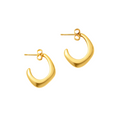 BRINCO CURVATURA - REVESTIDO A OURO 18K