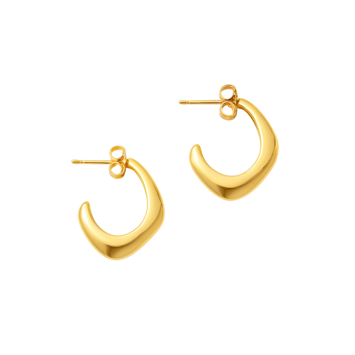BRINCO CURVATURA - REVESTIDO A OURO 18K
