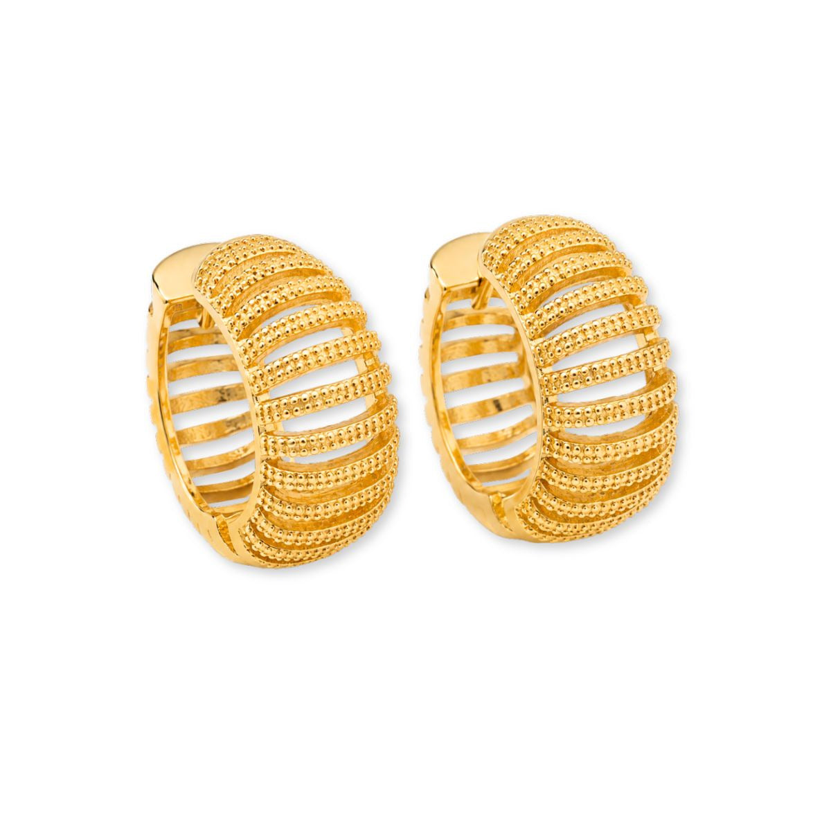 BRINCO ARGOLA BRERA - BANHO OURO
