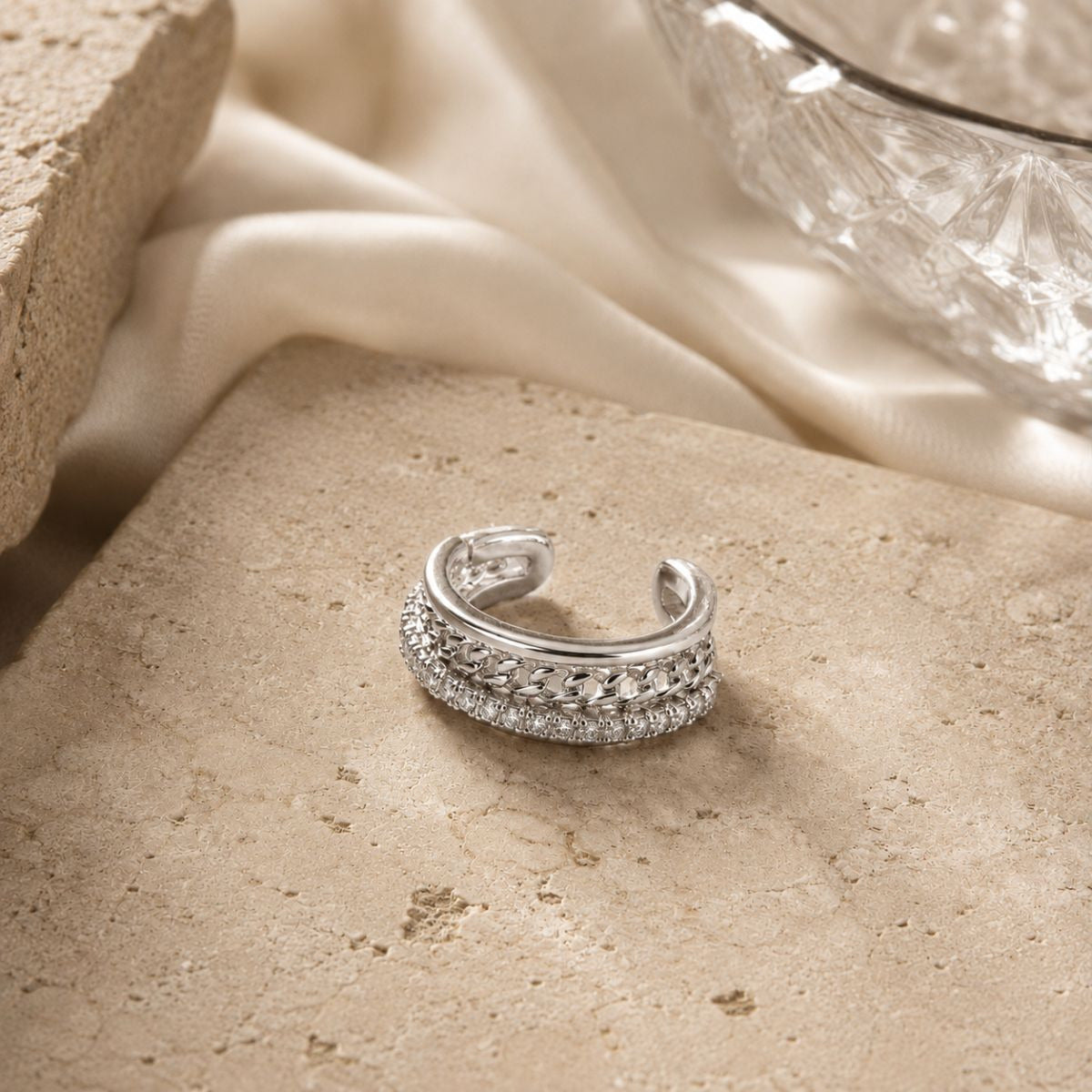 EAR CUFF TROIS - BANHO RÓDIO