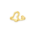 ANEL AMOR LIVRE - REVESTIDO A OURO 18K