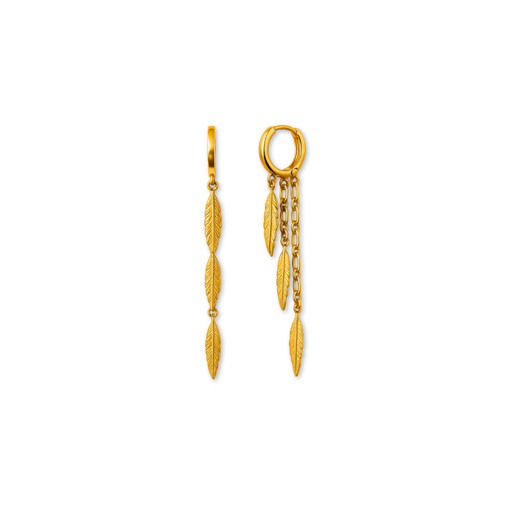 BRINCO FREE SPIRIT - BANHADO A OURO 18K