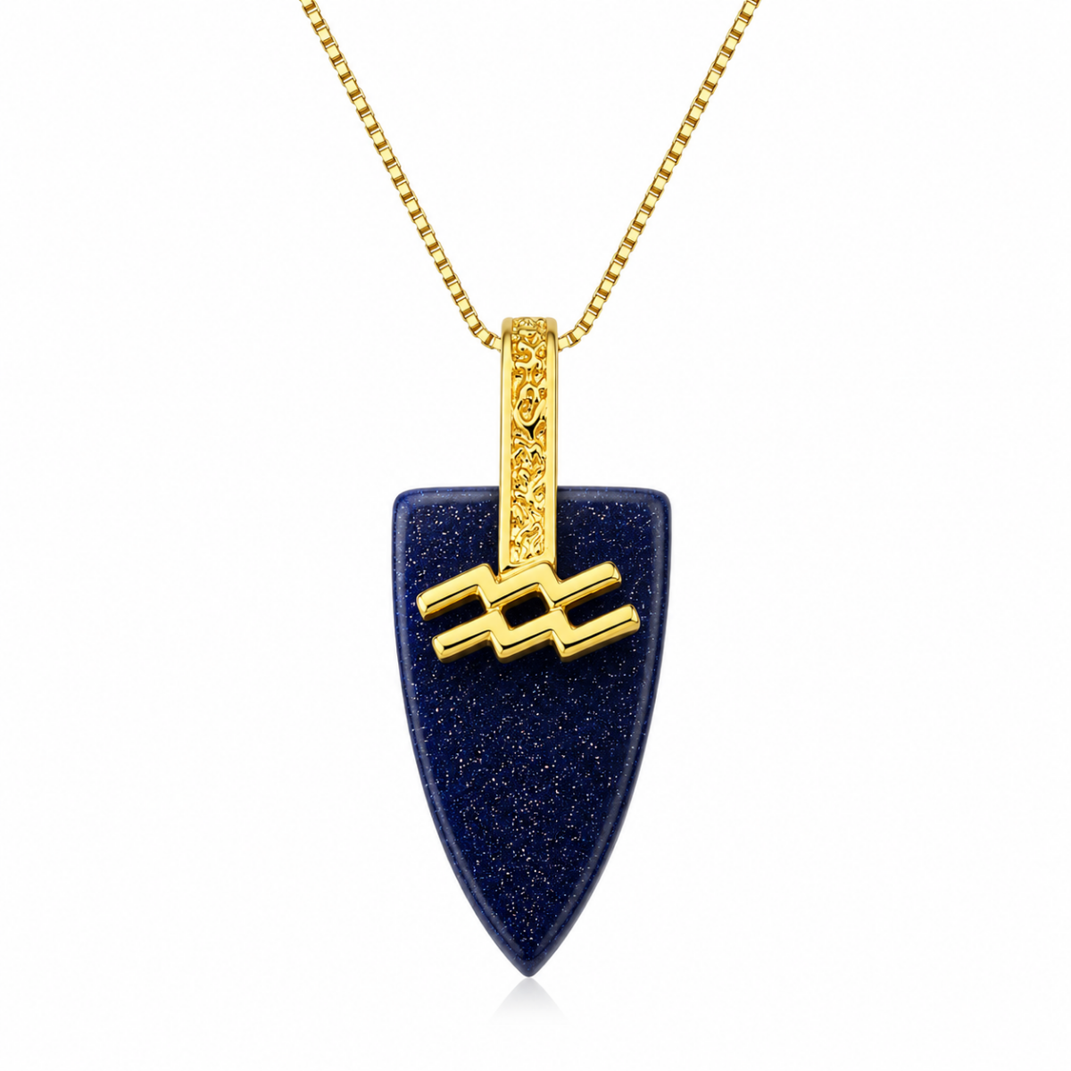 COLAR  ASTRA ZODIAC - BANHADO A OURO 18K