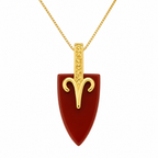 COLAR  ASTRA ZODIAC - BANHADO A OURO 18K