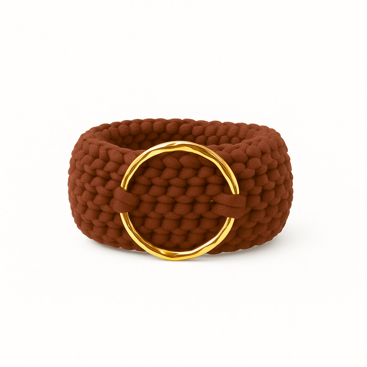 PULSEIRA TRAMA SOLE - BANHADO A OURO