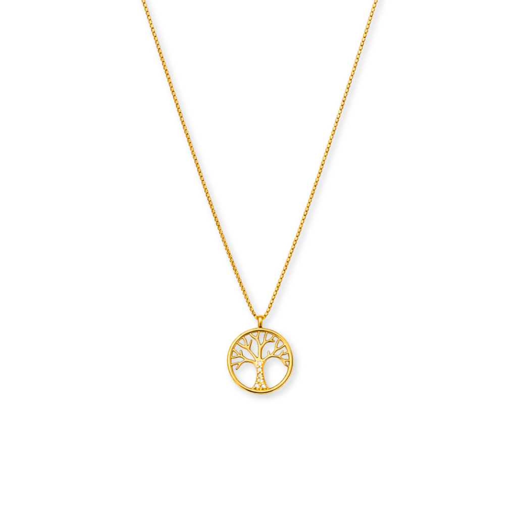 COLAR ÁRVORE DA VIDA - REVESTIDO A OURO 18K