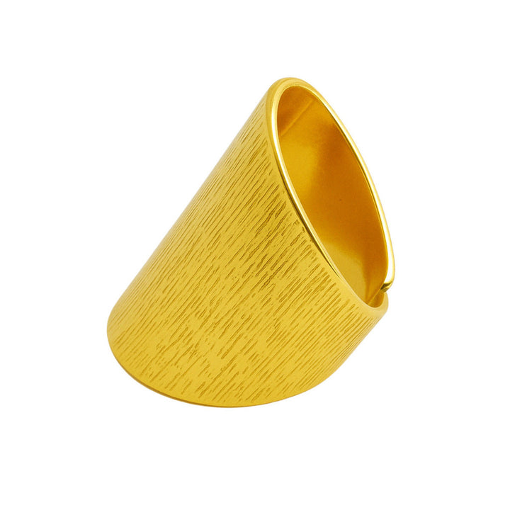 ANEL MANTO CELESTE - REVESTIDO A OURO 18K