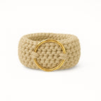 PULSEIRA TRAMA SOLE - BANHADO A OURO