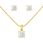 CONJUTO ENCANTO NATURAL - REVESTIDO A OURO 18K