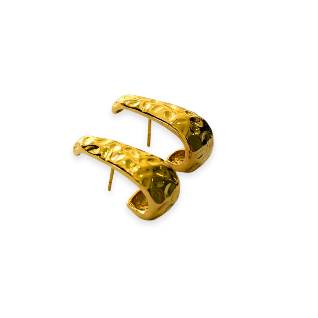 BRINCO RITMO FORJADO - REVESTIDO A OURO 18K