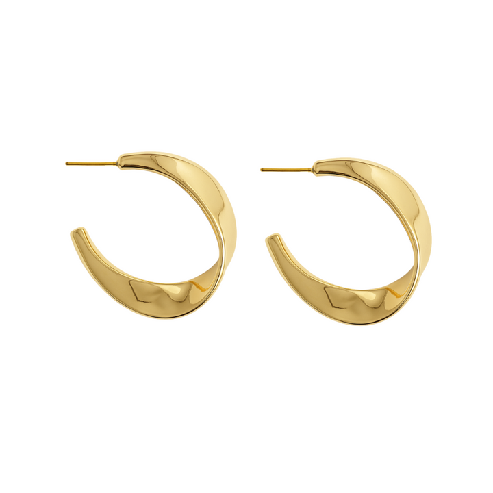BRINCO LÂMINA SERENA - REVESTIDO A OURO 18K