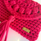 BOLSA  TRAMA TASSEL PINK - FEITA À MÃO