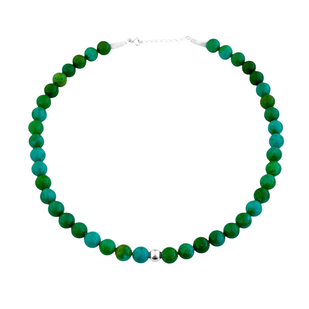 COLAR DE TURQUESA ZIAN - PRATA 925