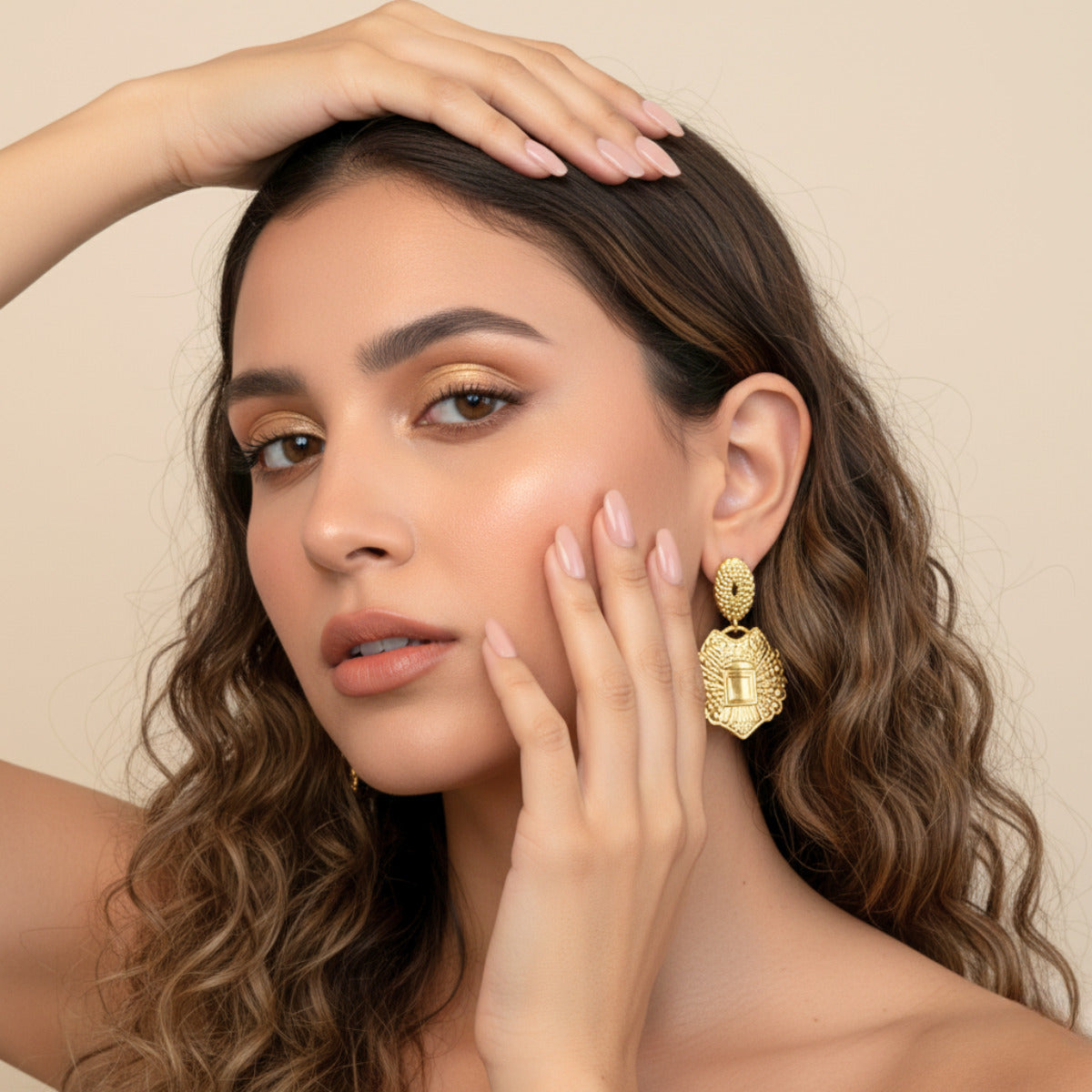 BRINCO MAHARANI - BANHO OURO