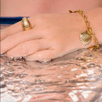 PULSEIRA SEREIA - BANHADO A OURO 18K