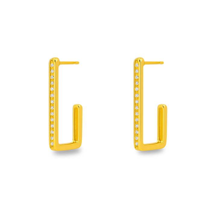 BRINCO PONTO ALTO - REVESTIDO A OURO 18K