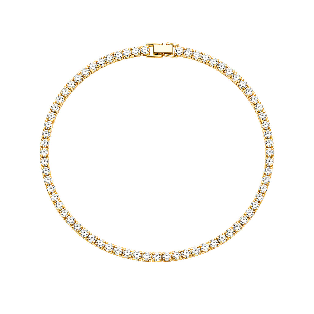COLAR RIVIERA CATHERINE - BANHADO À OURO 18K