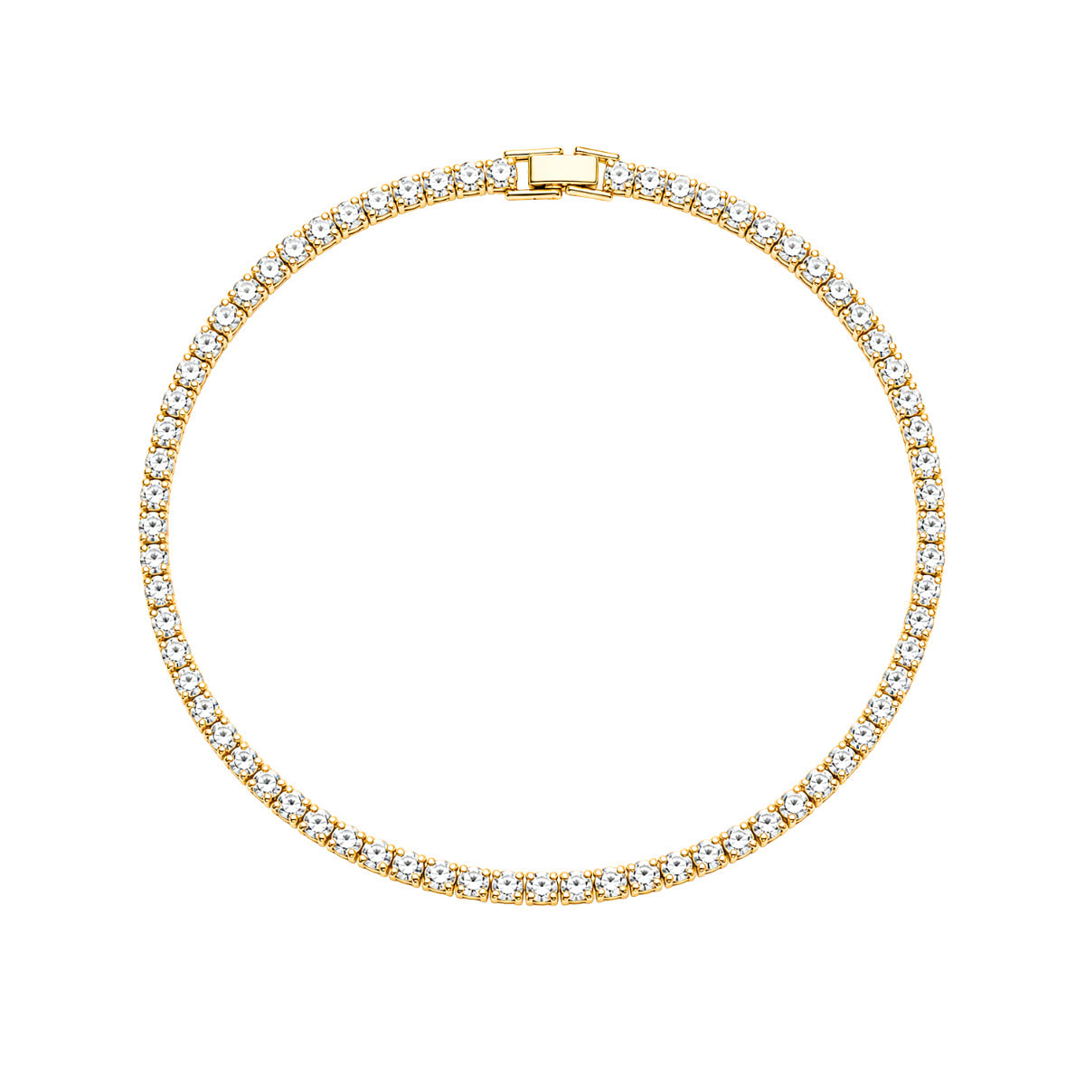 COLAR RIVIERA CATHERINE - BANHADO À OURO 18K
