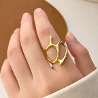 ANEL SOLO VIVO - REVESTIDO A OURO 18K