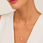 COLAR BELLE COEUR - BANHADO A OURO 18K