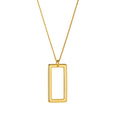 COLAR JANELA DA ALMA - REVESTIDO A OURO 18K