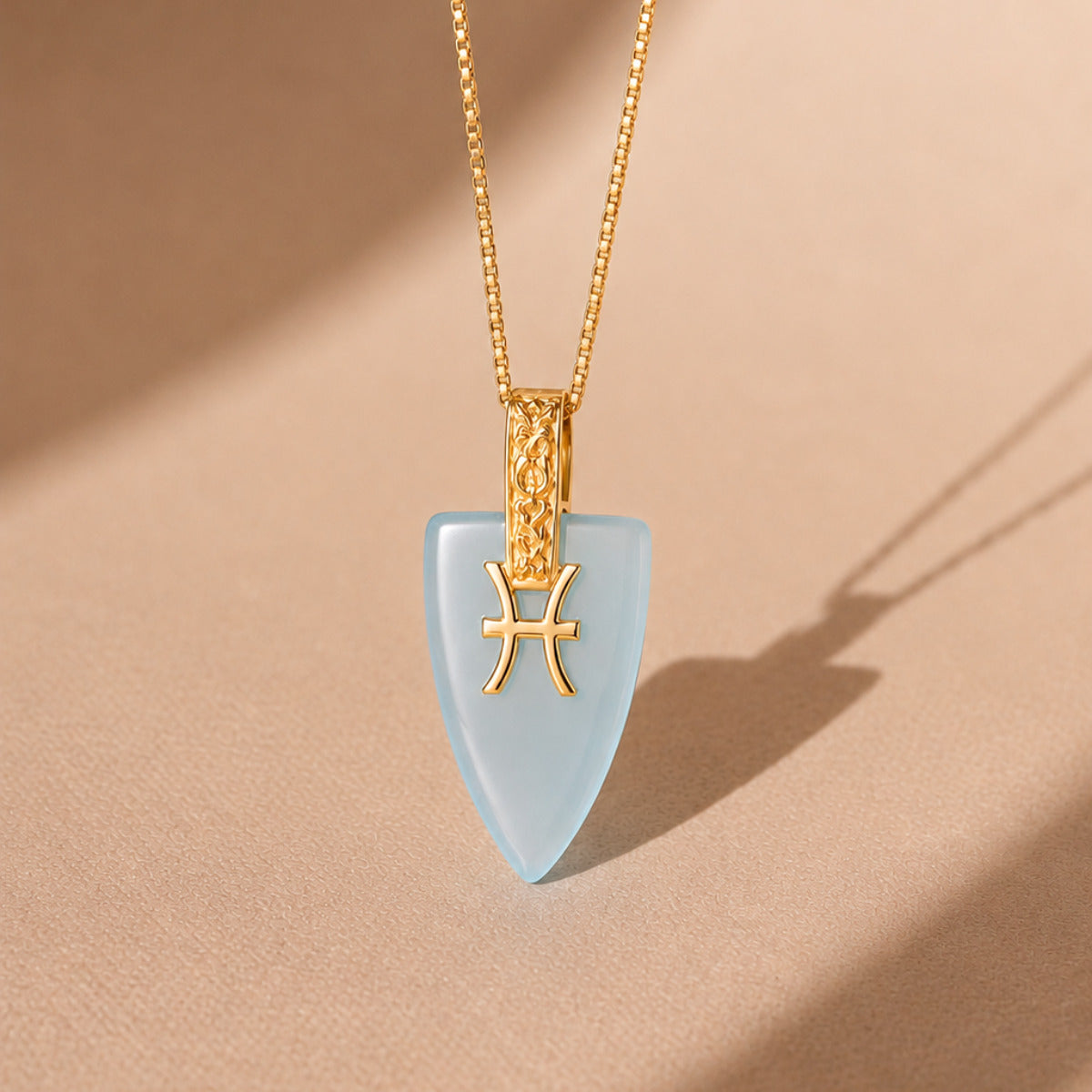 COLAR ASTRA ZODIAC PEIXES - BANHO OURO