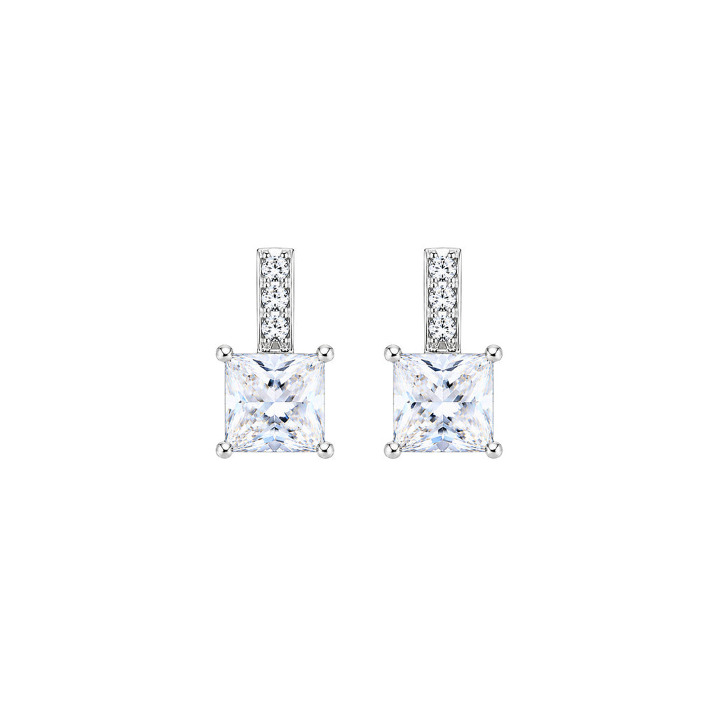 BRINCO ESTELLE - PRATA 925 COM MOISSANITE