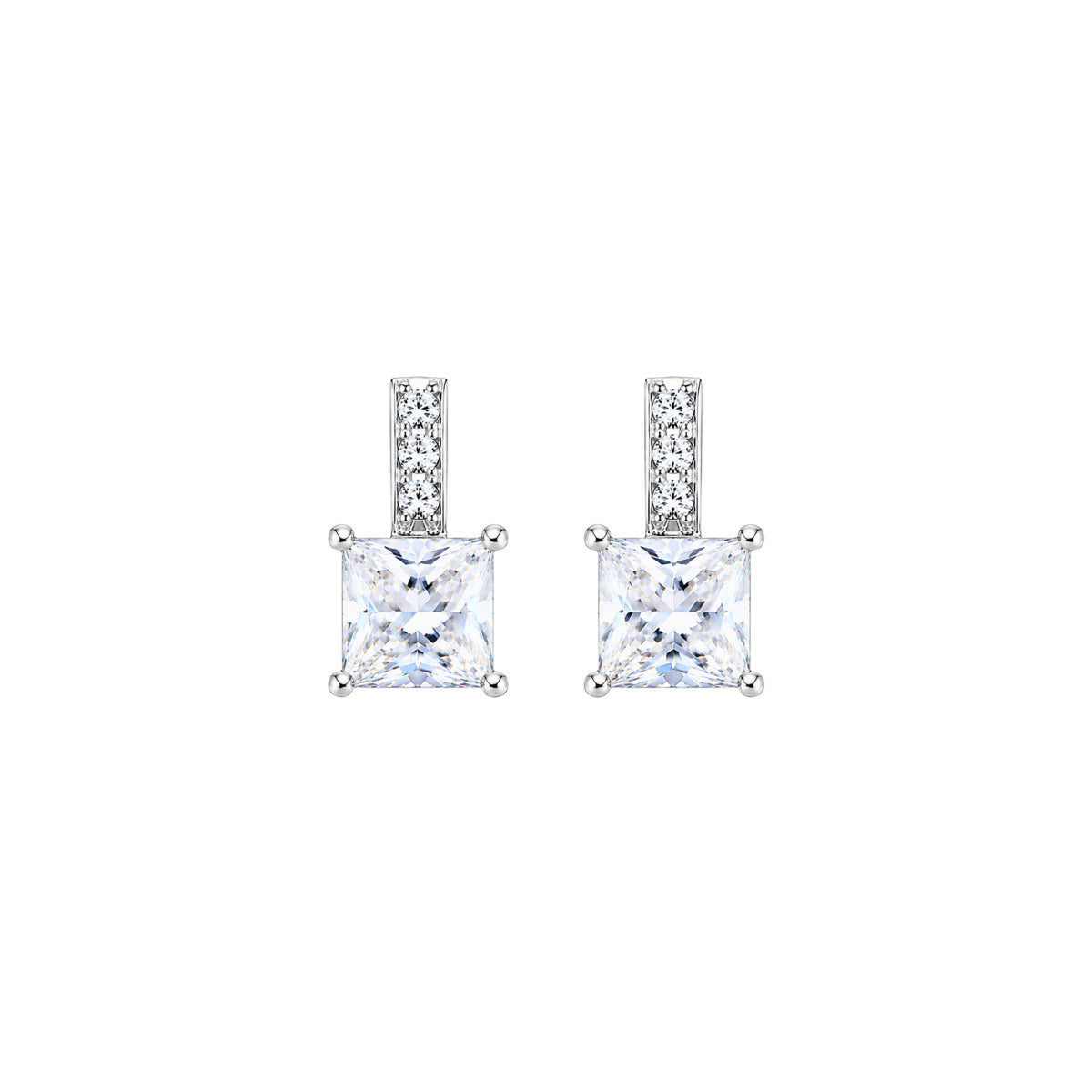 BRINCO ESTELLE - PRATA 925 COM MOISSANITE