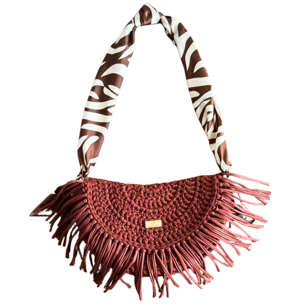 BOLSA SELENE ANIMAL PRINT - FEITA À MÃO