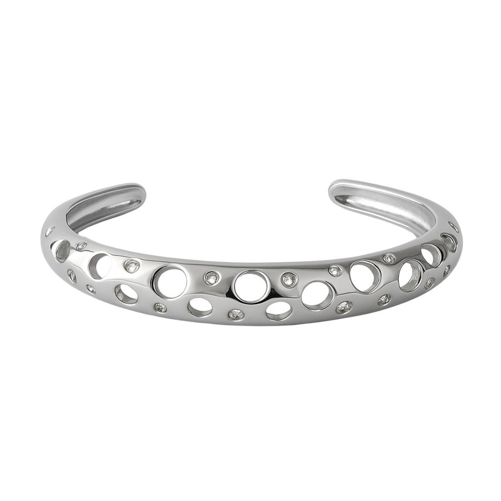 BRACELETE CONSTELAR - REVESTIDO A RÓDIO BRANCO
