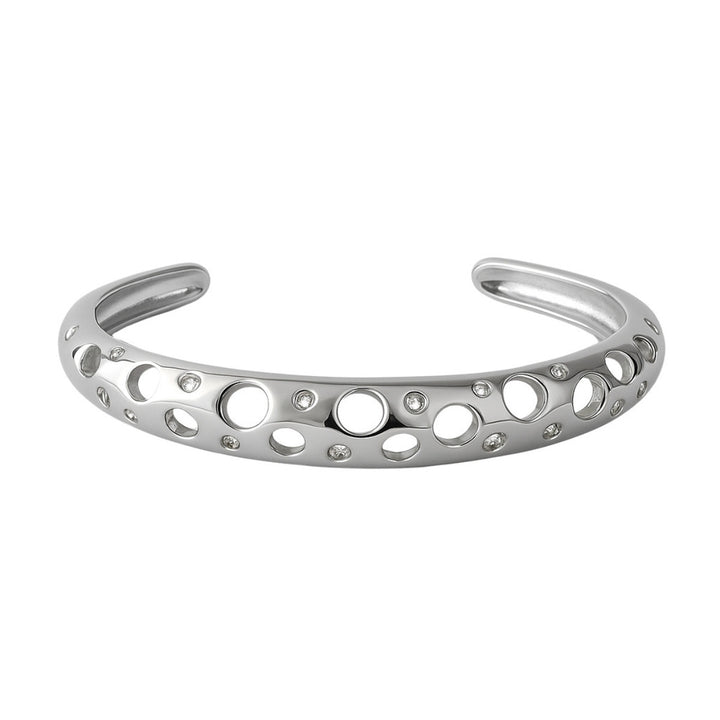 BRACELETE CONSTELAR - REVESTIDO A RÓDIO BRANCO