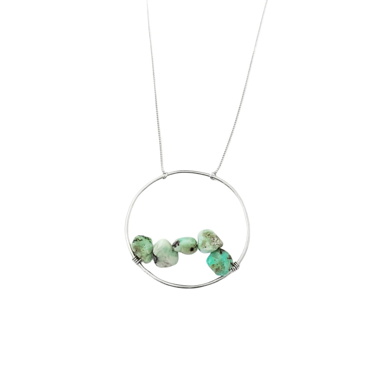 COLAR DE PRATA 925 COM LARIMAR