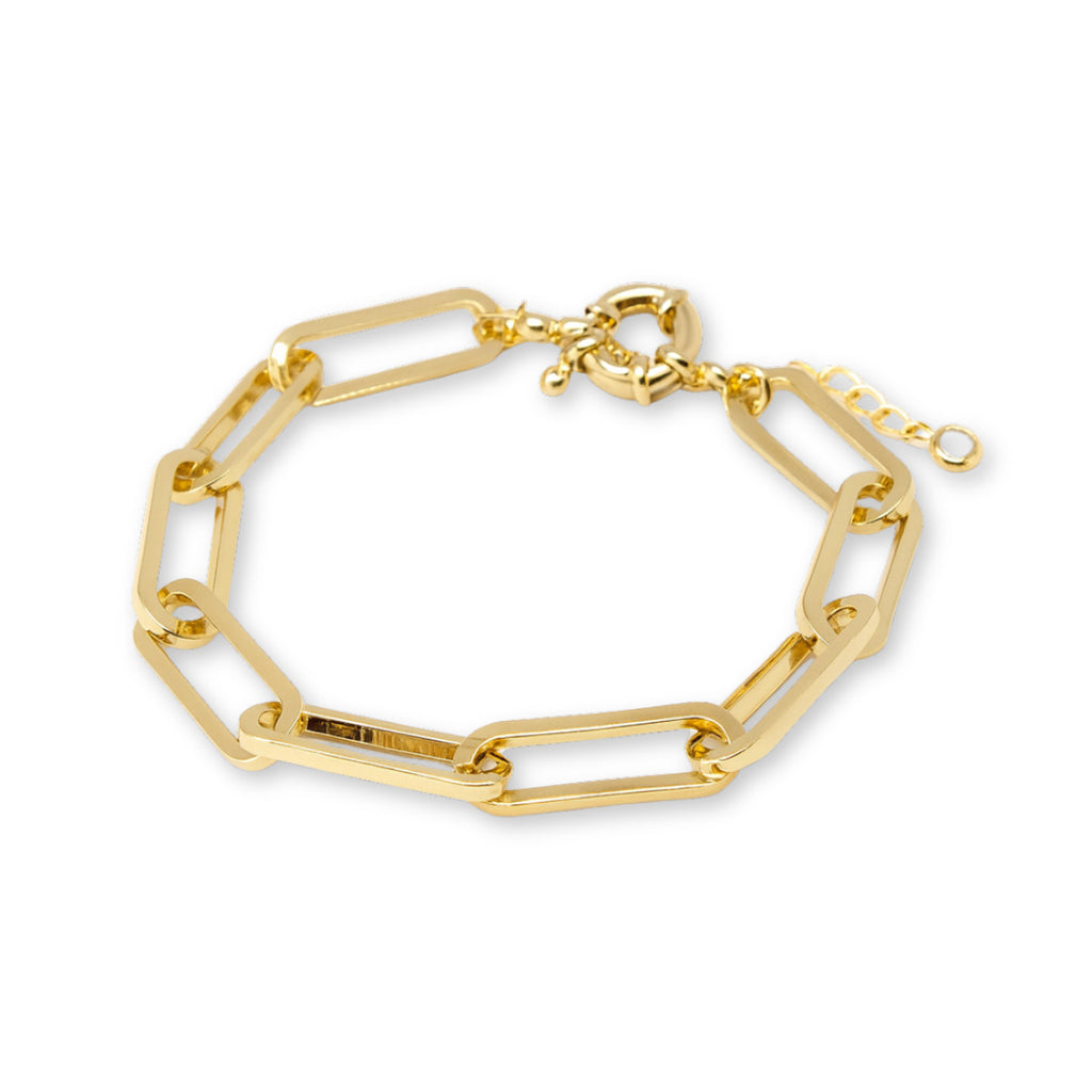 PULSEIRA ELO BOLD - BANAHDA A OURO 18K