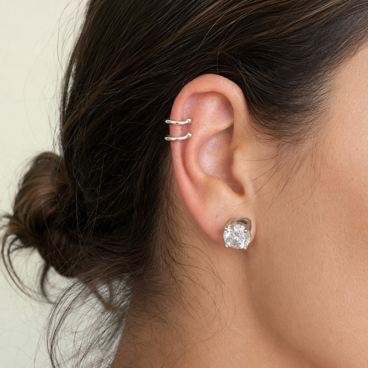 EAR CUFF SINTONIA - BANHO RÓDIO