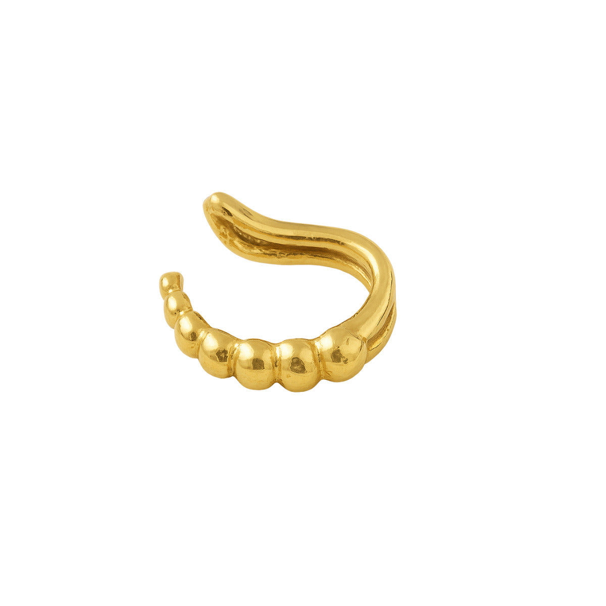 EAR CUFF DOCE RAMO - BANHADO A OURO 18K