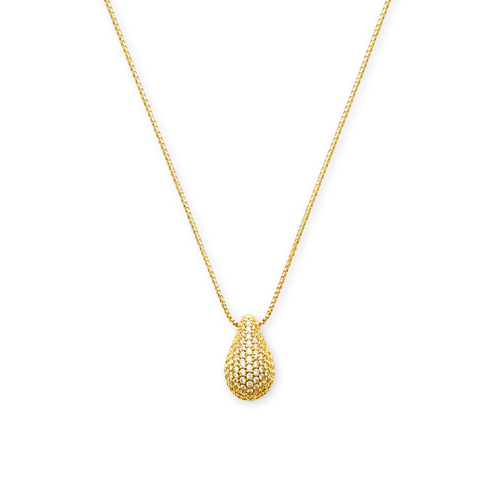 COLAR GOTA PRECIOSA - REVESTIDO A OURO 18K