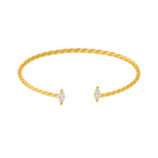 BRACELETE CONTORNO REAL - REVESTIDO A OURO 18K