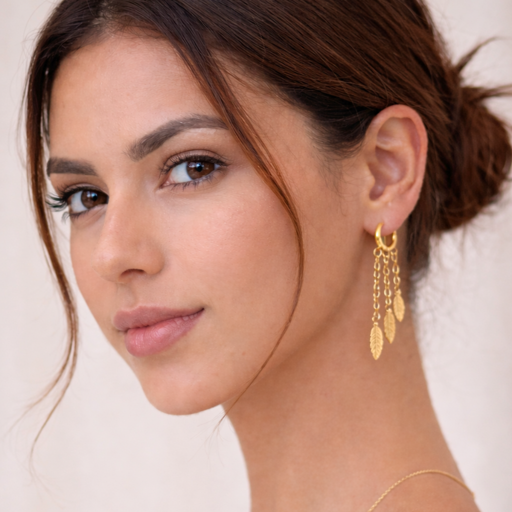 BRINCO FREE SPIRIT - BANHADO A OURO 18K