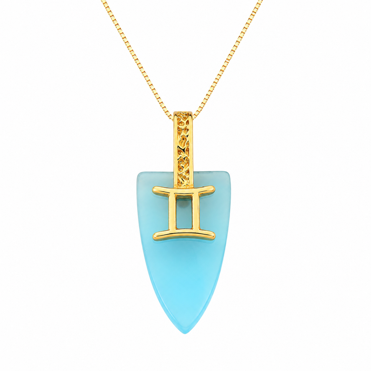 COLAR  ASTRA ZODIAC - BANHADO A OURO 18K
