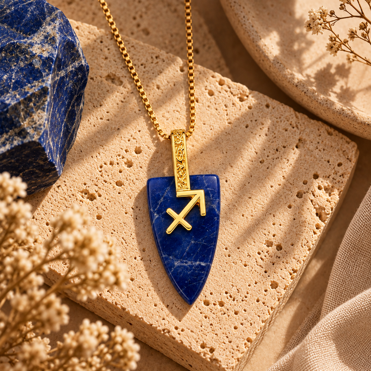 COLAR ASTRA ZODIAC SAGITÁRIO - BANHO OURO