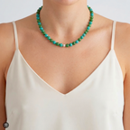 COLAR DE TURQUESA ZIAN - PRATA 925